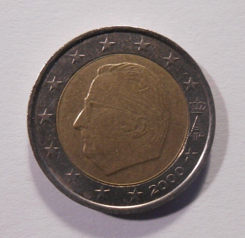 Belgio rara moneta 2 - rara, €