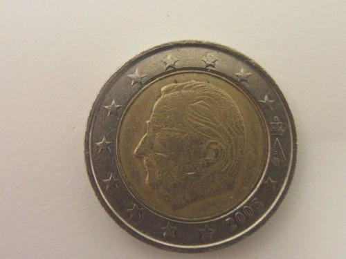 Moneta euro belgio re - 2,