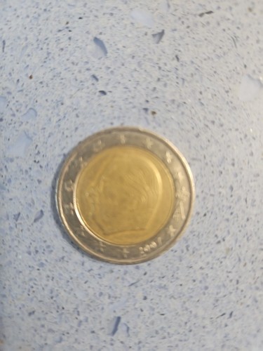 Moneta euro belgio re - da,