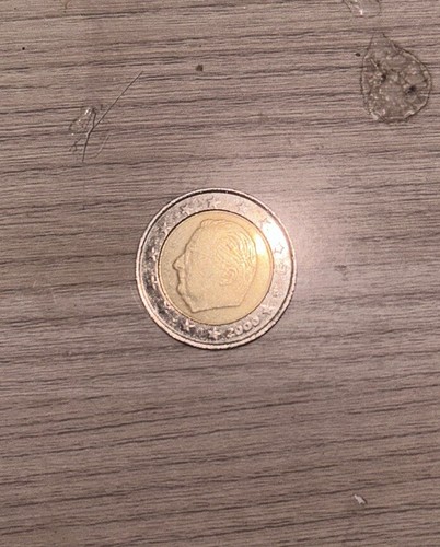 Moneta euro rara del belgio - del,