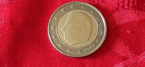 Moneta rara euro belgio - 2, 2003