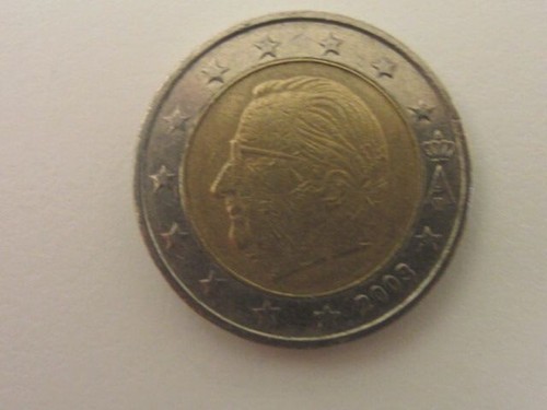 Moneta euro belgio - moneta, da