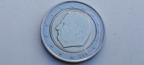 Rara moneta euro belgio anno - moneta,