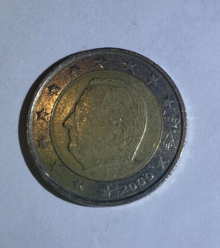 Moneta euro del belgio - da,