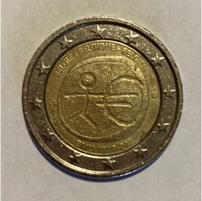 Moneta 2 Euro Belgio UEM