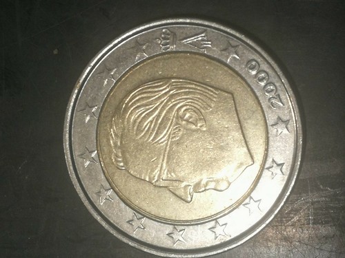 Euro belgio anno - anno, rara