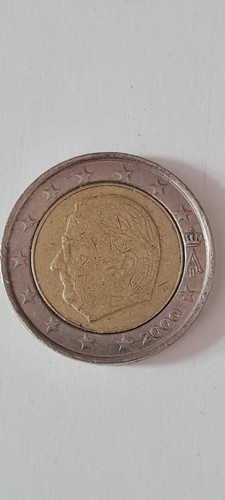 Moneta euro belgio 2000 con - moneta,