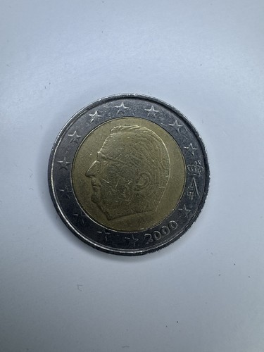 Moneta rara euro belgio - rara, re