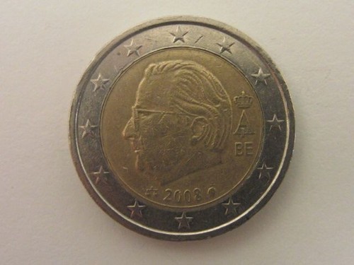 Moneta euro belgio - da,