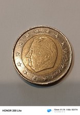 Rara 2 Euro Belgio 2004 Errore