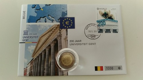 Euro numisbrief belgio 2017 - 2,