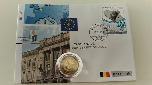 Euro numisbrief belgio 2017 - 2,