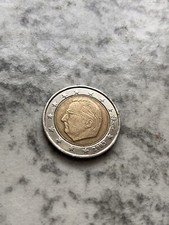 Moneta 2 euro  rara Belgio Re