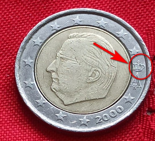 Moneta rara euro belgio - euro,