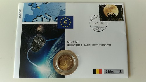 Euro numisbrief belgio 2018 - euro,