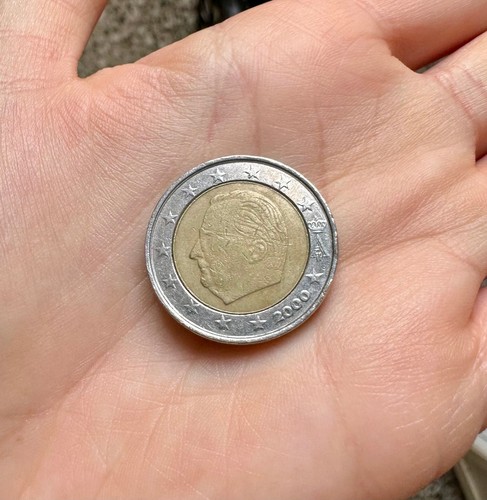 Rara moneta euro belgio - moneta, 2000